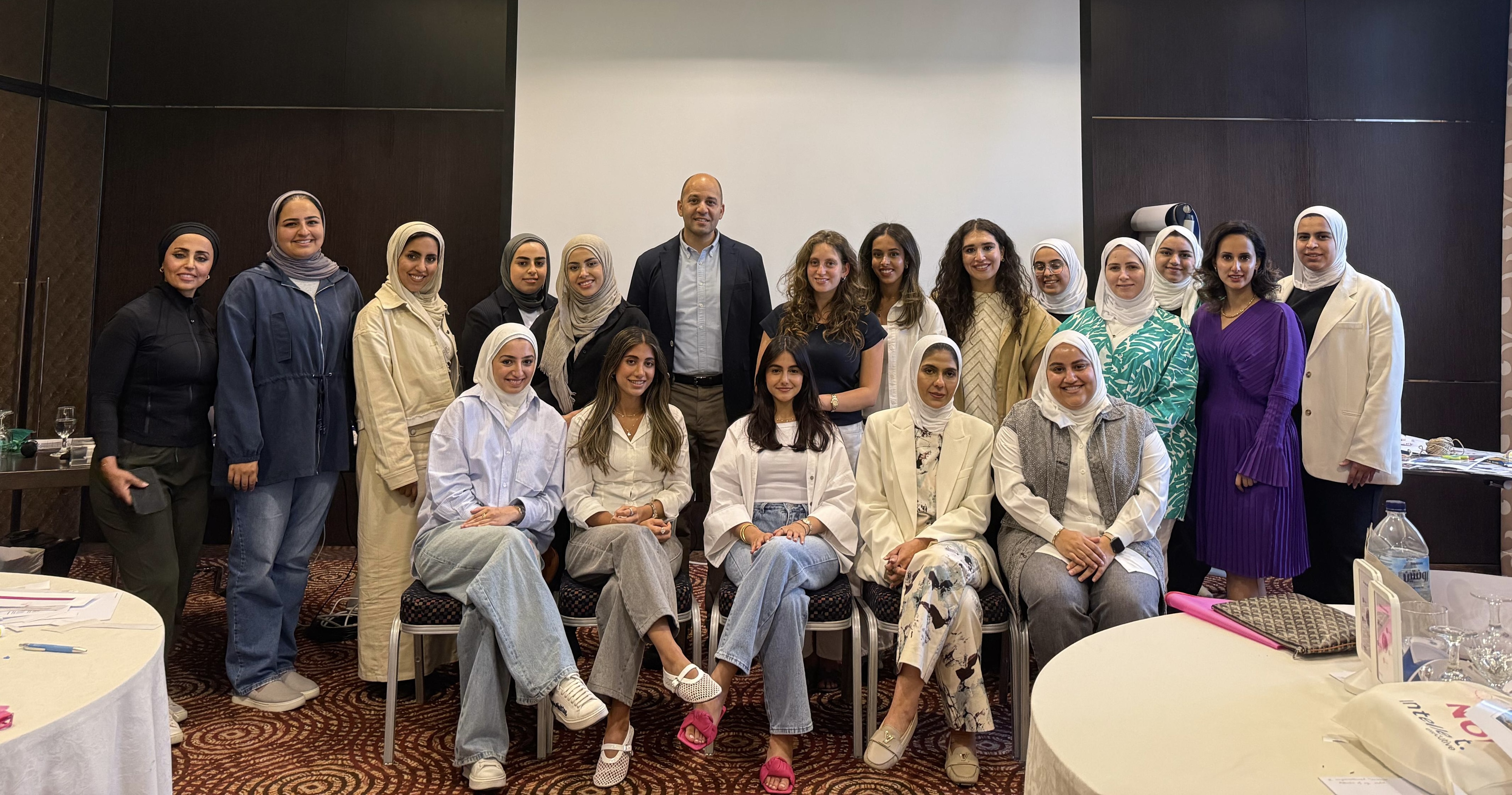 Group photo of the NOVAs of Zain Kuwait